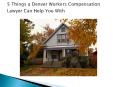 Denver Workers Compensation Lawyer - Kaplan Morrell PowerPoint PPT Presentation