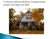 Denver Workers Compensation Lawyer - Kaplan Morrell