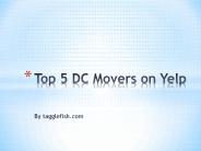Top 5 DC Movers on Yelp
