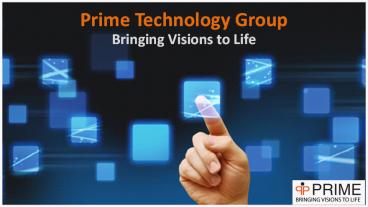 Agile Processes at Prime Technology Group – Sudhakar Goverdhanam
