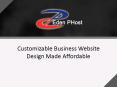 Customizable Business Website Design Made Affordable PowerPoint PPT Presentation