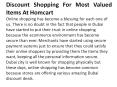 Discount Shopping For Most Valued Items At Homcart