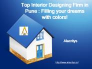 Top interior designing firm in pune