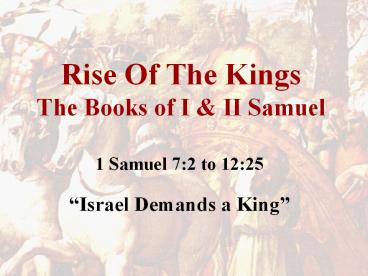 Rise Of The Kings The Books of I