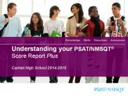 Understanding your PSAT/NMSQT
