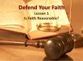 Defend Your Faith PowerPoint PPT Presentation