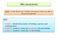 Mis vacaciones