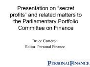 Presentation on 