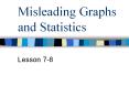 Misleading Graphs and Statistics PowerPoint PPT Presentation