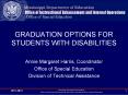 GRADUATION OPTIONS FOR STUDENTS WITH DISABILITIES PowerPoint PPT Presentation