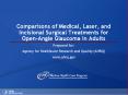 Comparisons of Medical, Laser, and Incisional Surgical Treatments for Open-Angle Glaucoma in Adults PowerPoint PPT Presentation