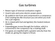Gas turbines