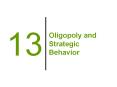Oligopoly and Strategic Behavior PowerPoint PPT Presentation