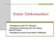 Sistem Telekomunikasi PowerPoint PPT Presentation
