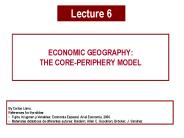 ECONOMIC GEOGRAPHY: