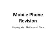 Mobile Phone Revision