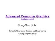 Advanced Computer Graphics (graduate course)