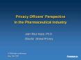 Privacy Officers PowerPoint PPT Presentation