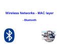 Wireless Networks - MAC layer PowerPoint PPT Presentation