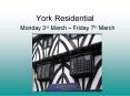 York Residential PowerPoint PPT Presentation