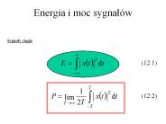 Energia i moc sygnal