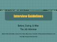 Interview Guidelines PowerPoint PPT Presentation