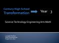 Century High School Transformation PowerPoint PPT Presentation