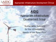 Appropriate Infrastructure Development Group