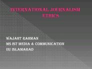 Media Ethics