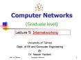 Computer Networks (Graduate level) PowerPoint PPT Presentation