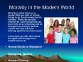 Morality in the Modern World PowerPoint PPT Presentation
