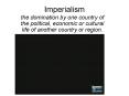 Imperialism PowerPoint PPT Presentation