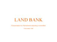LAND BANK