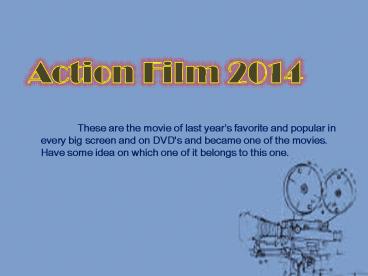 Action Film 2014
