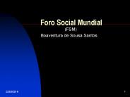 Foro Social Mundial