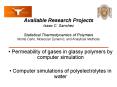 Permeability of gases in glassy polymers by computer simulation PowerPoint PPT Presentation