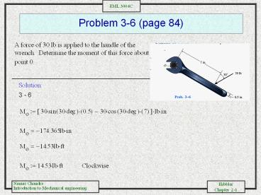 Problem 3-6 (page 84)