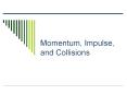 Momentum, Impulse, and Collisions PowerPoint PPT Presentation