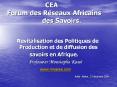 CEA Forum des R PowerPoint PPT Presentation