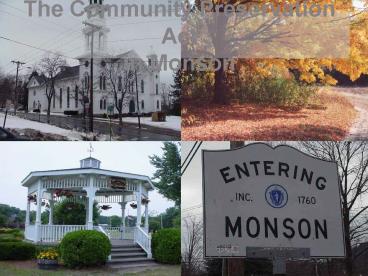 The Community Preservation Act in Monson
