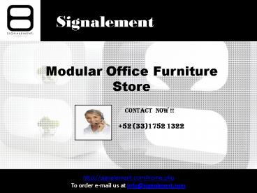 Modular Office Furniture (3)