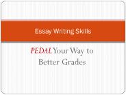 PEDAL Your Way to Better Grades