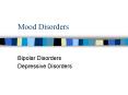 Mood Disorders PowerPoint PPT Presentation