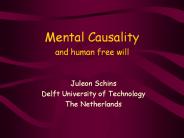Mental Causality and human free will