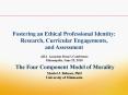 Fostering an Ethical Professional Identity: Research, Curricular Engagements, and Assessment PowerPoint PPT Presentation