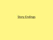 Story Endings