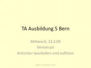 TA Ausbildung 5 Bern