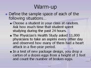 Warm-up