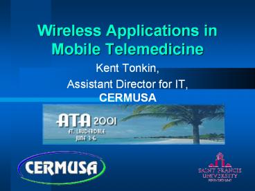 Wireless Applications in Mobile Telemedicine