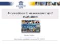 Innovations in assessment and evaluation PowerPoint PPT Presentation
